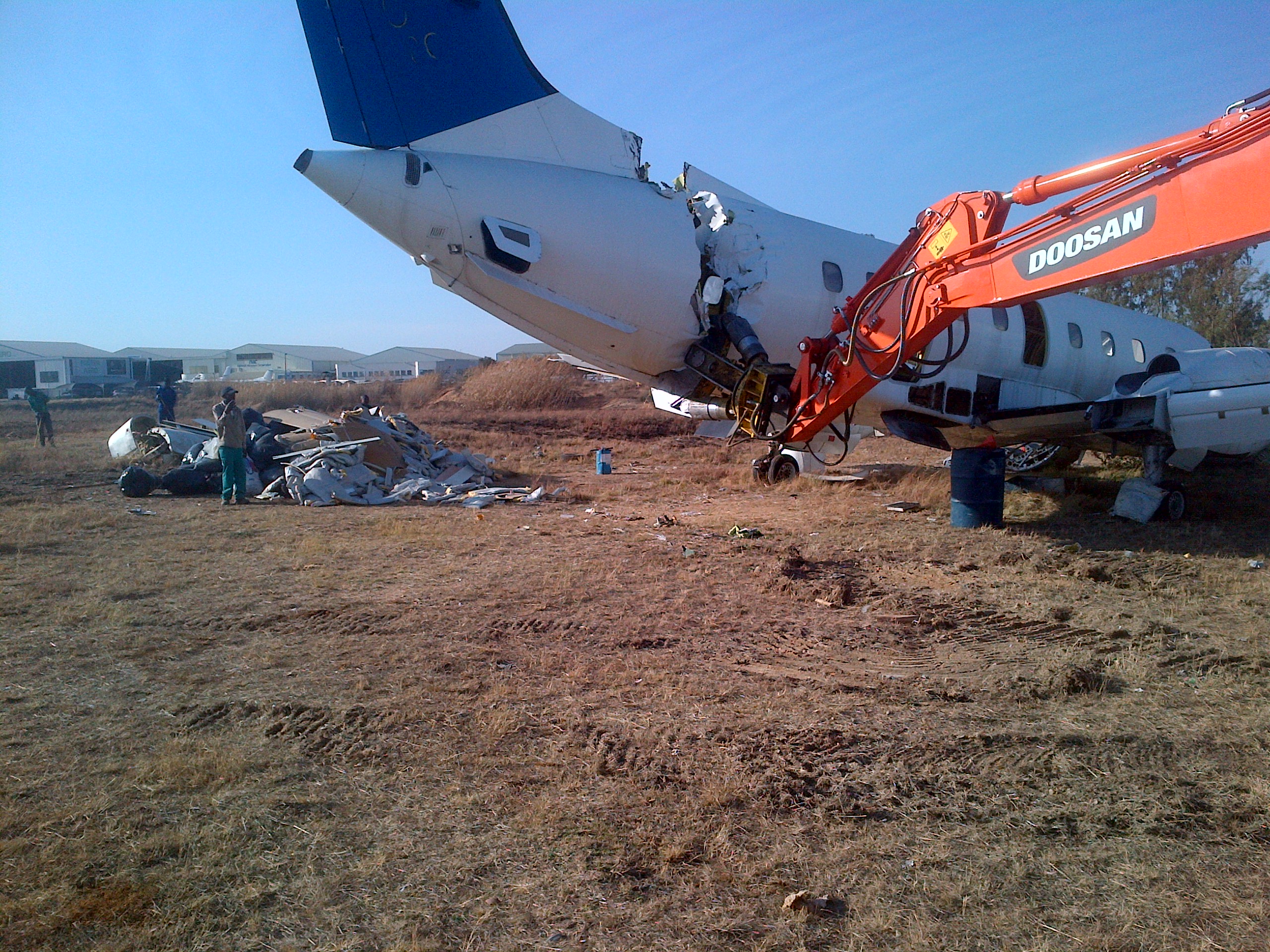 Scrapping of aircraft